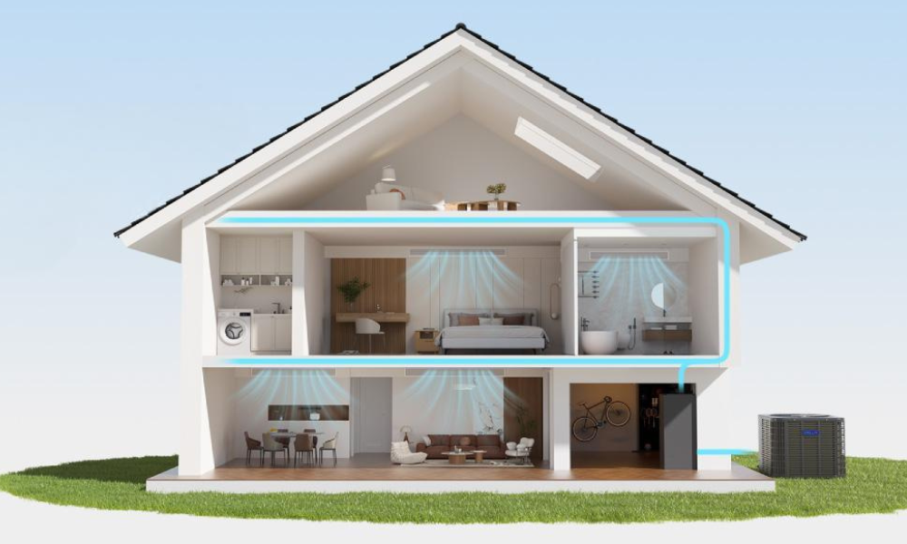DELLA 53,000 BTU 17 SEER2 Ducted Central Air Conditioner
