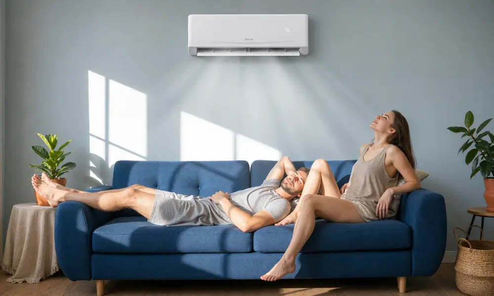 Modern mini split living room