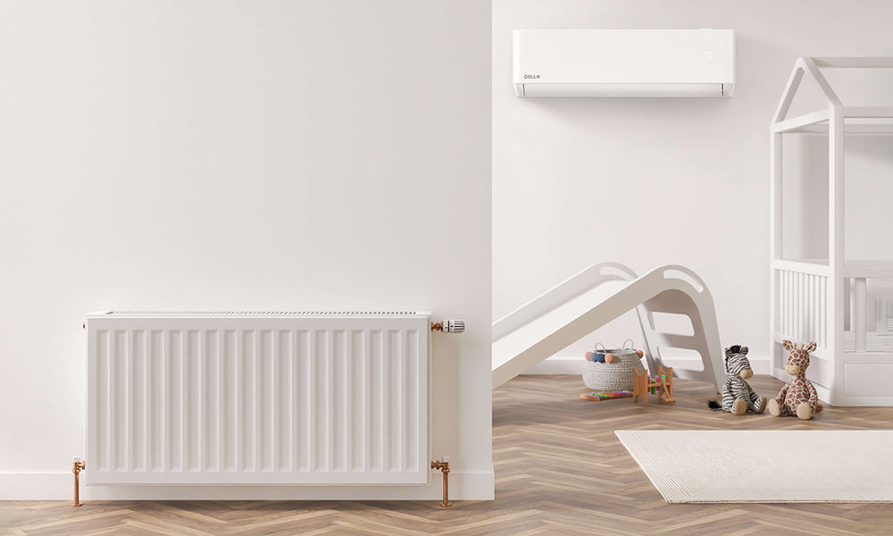 mini split system and radiator