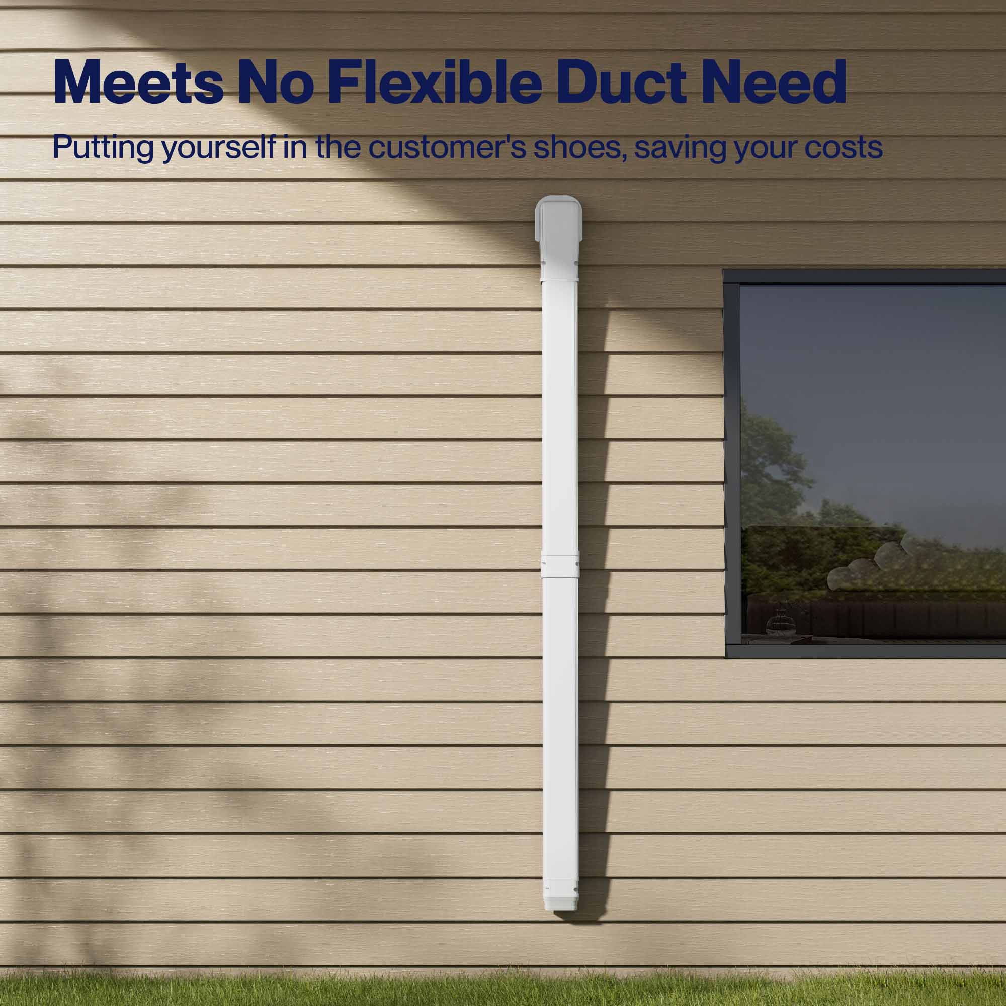 DELLA Mini Split Line Set Cover