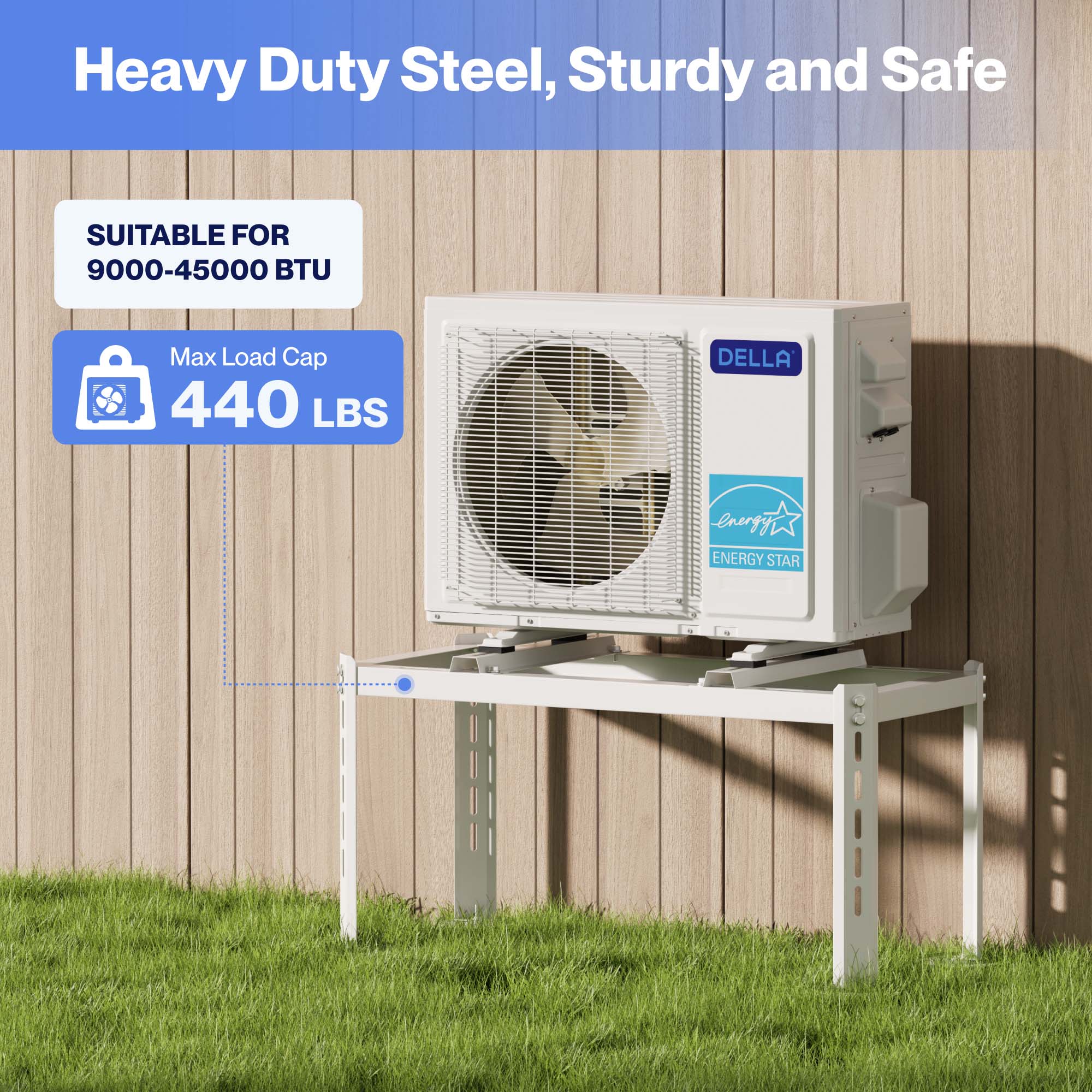 Soporte de suelo DELLA para minisplit de 9000-45000 BTU