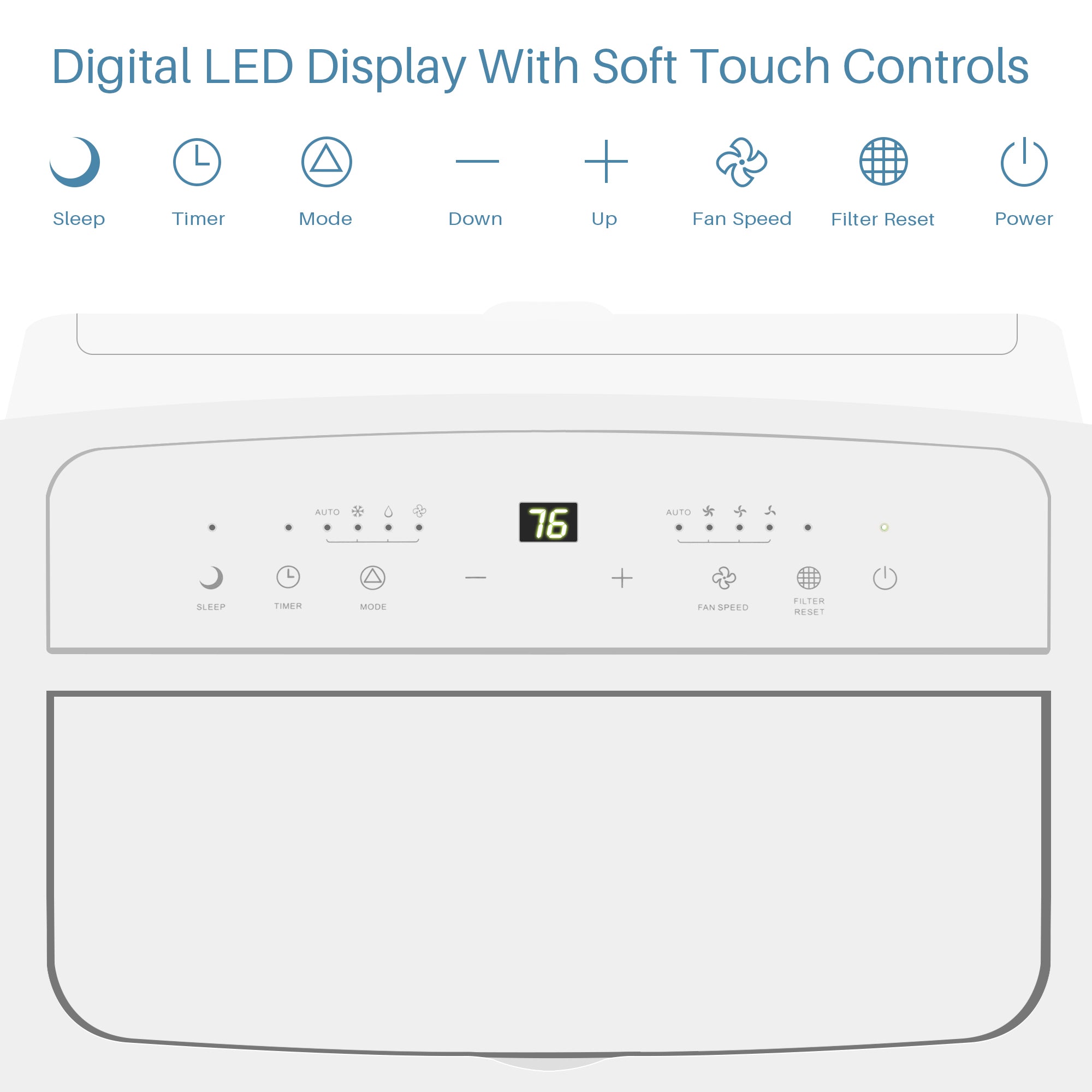 8,000 BTU Portable AC Up to 450 Square Feet