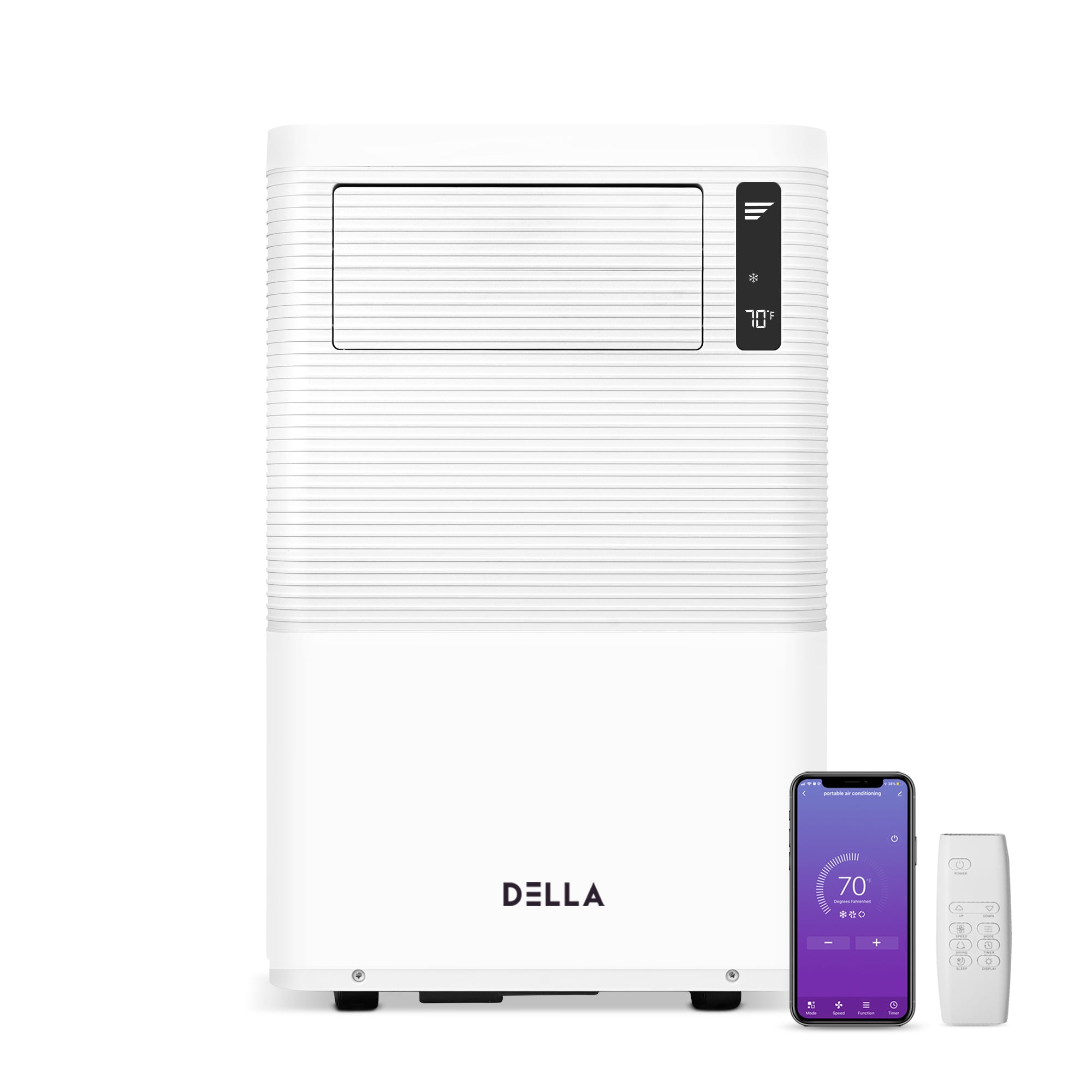 10000 BTU Smart WiFi Enabled Portable AC with Remote/App Control, Cools Up To 550 Sq. Ft.