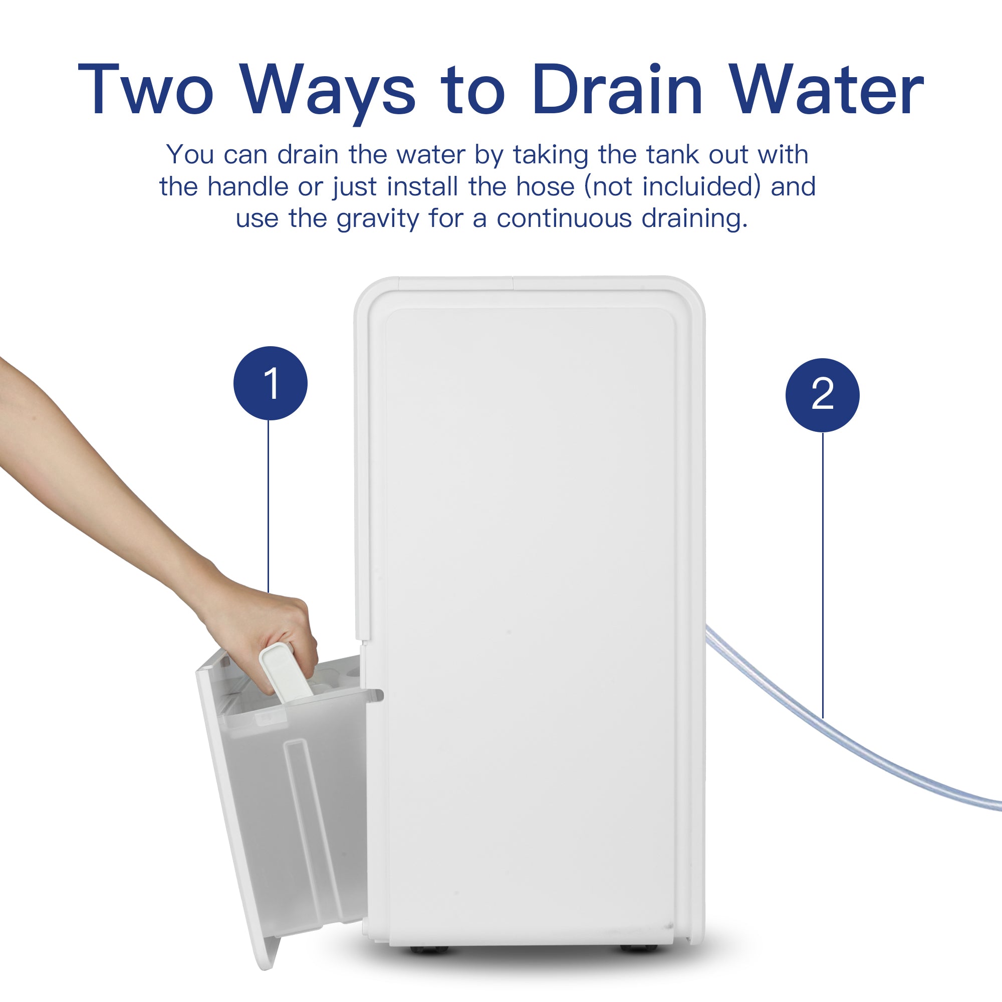 3000 Sq. Ft Smart Dehumidifier WIFI, 50 Pint