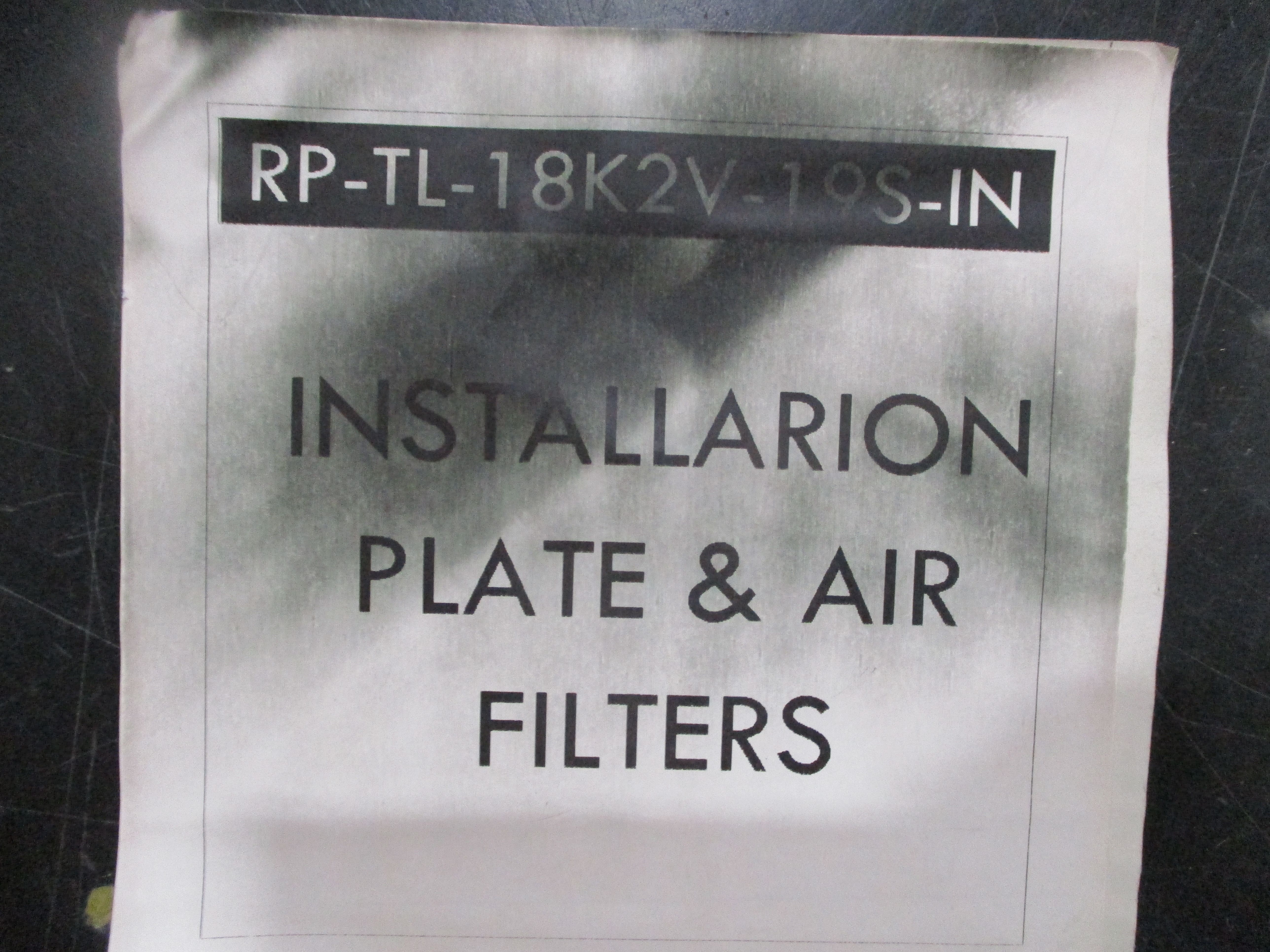 DELLA Replacement Installation Plate for TL-18K2V-19S