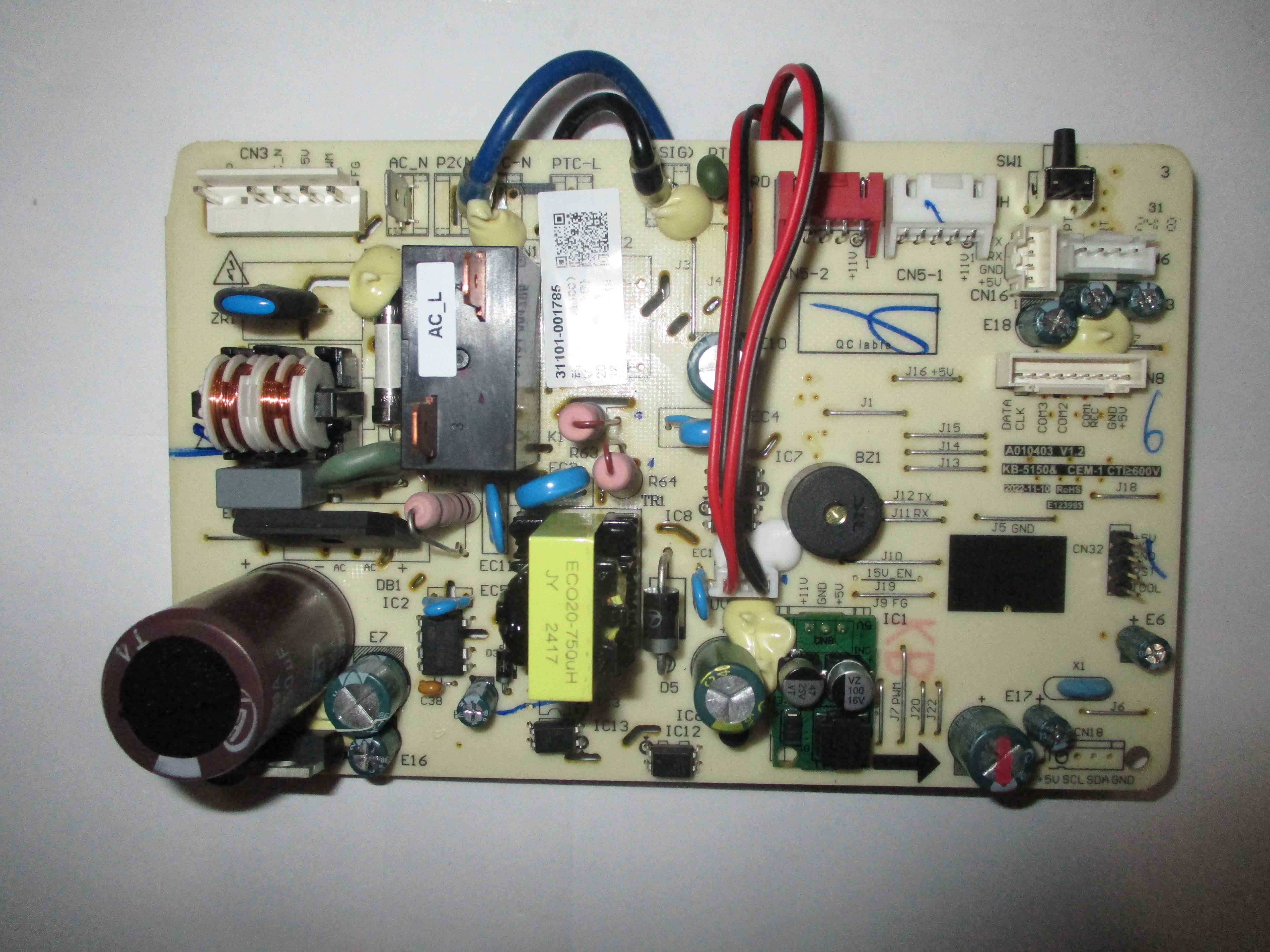 DELLA Replacement PCB for TP-12K1V-23S