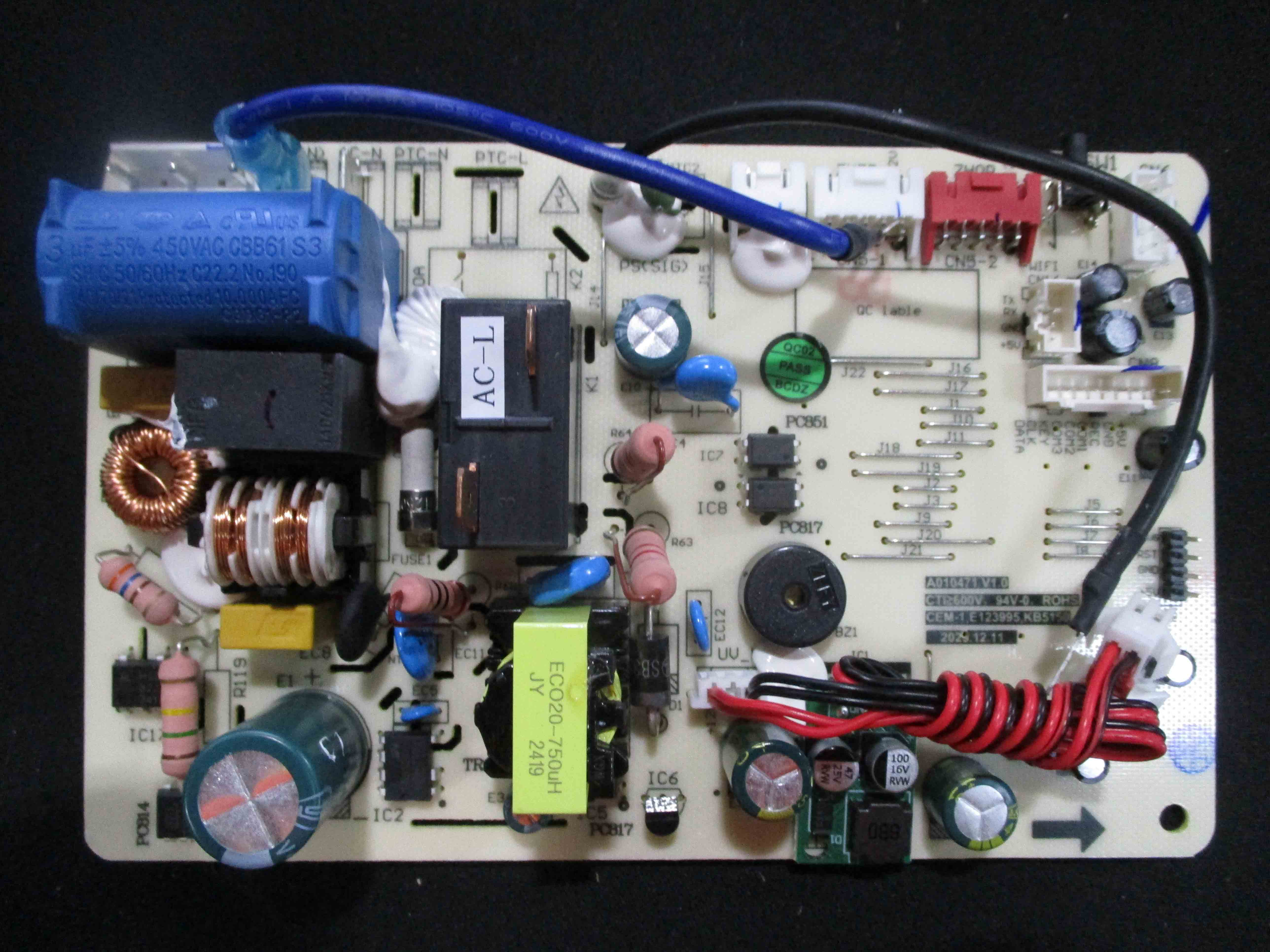 DELLA Replacement PCB for TL-12K1V-19S