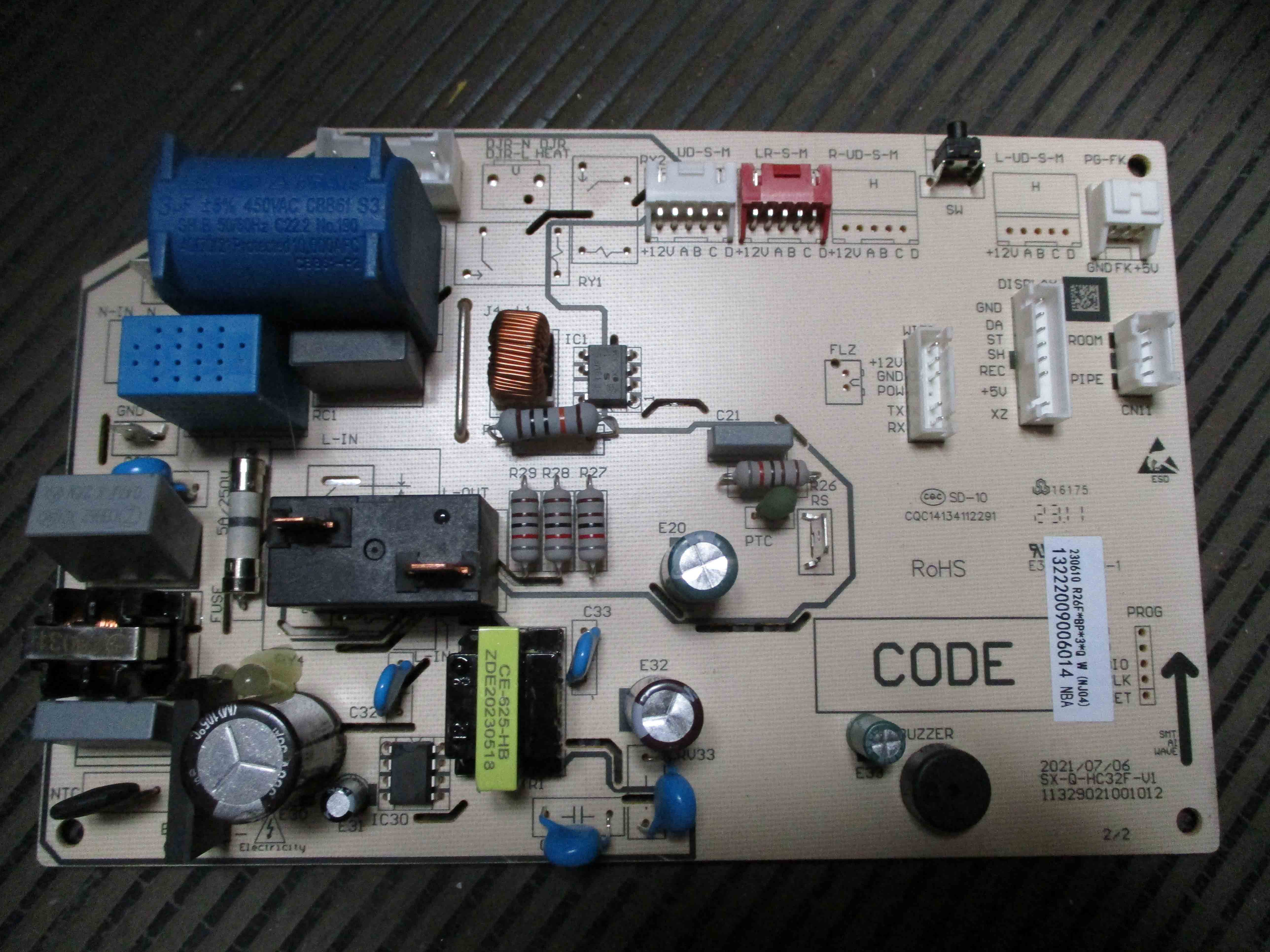 DELLA Replacement PCB  for MS-12K1VR-20S-JA