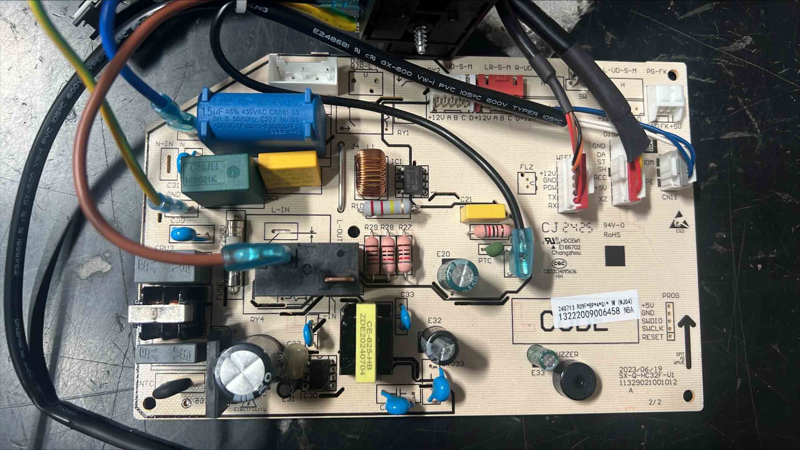 DELLA Replacement PCB for MS-9K2VR-17S-JA