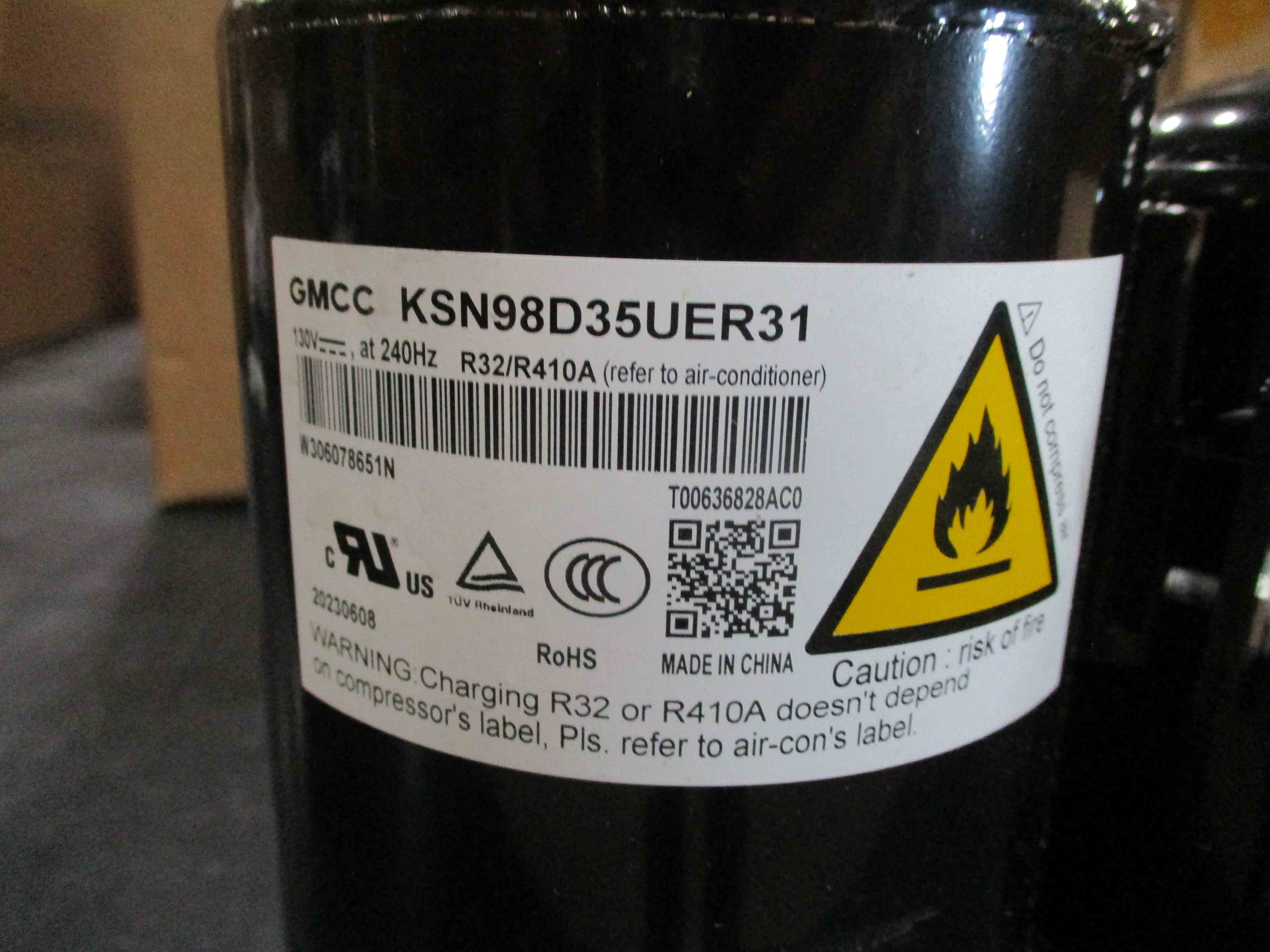 DELLA Replacement Compressor for MS-12K1VR-20S Outdoor Unit