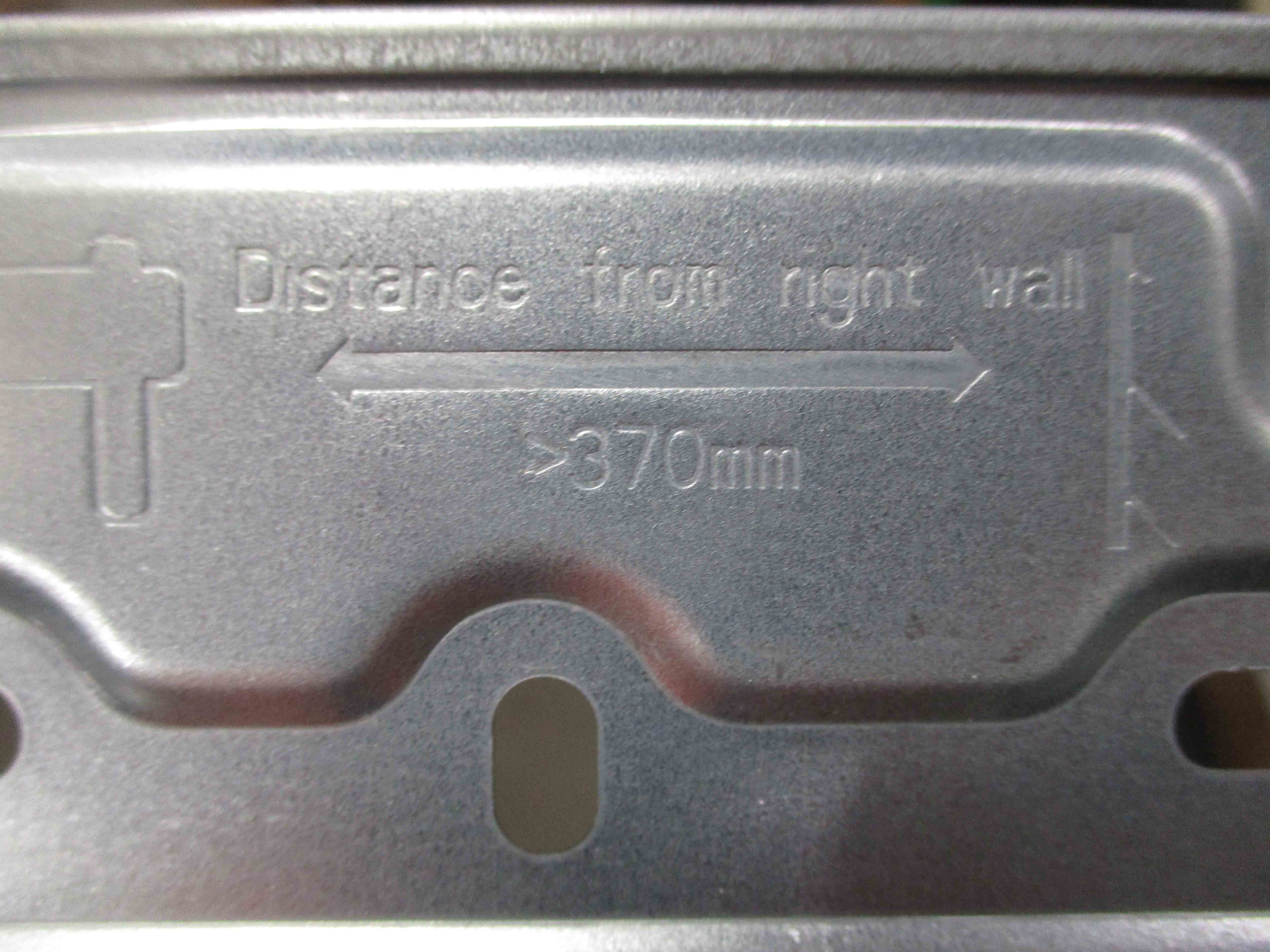 DELLA Replacement Installation Plate for TL-9K1V-19S & TL-12K1V-19S