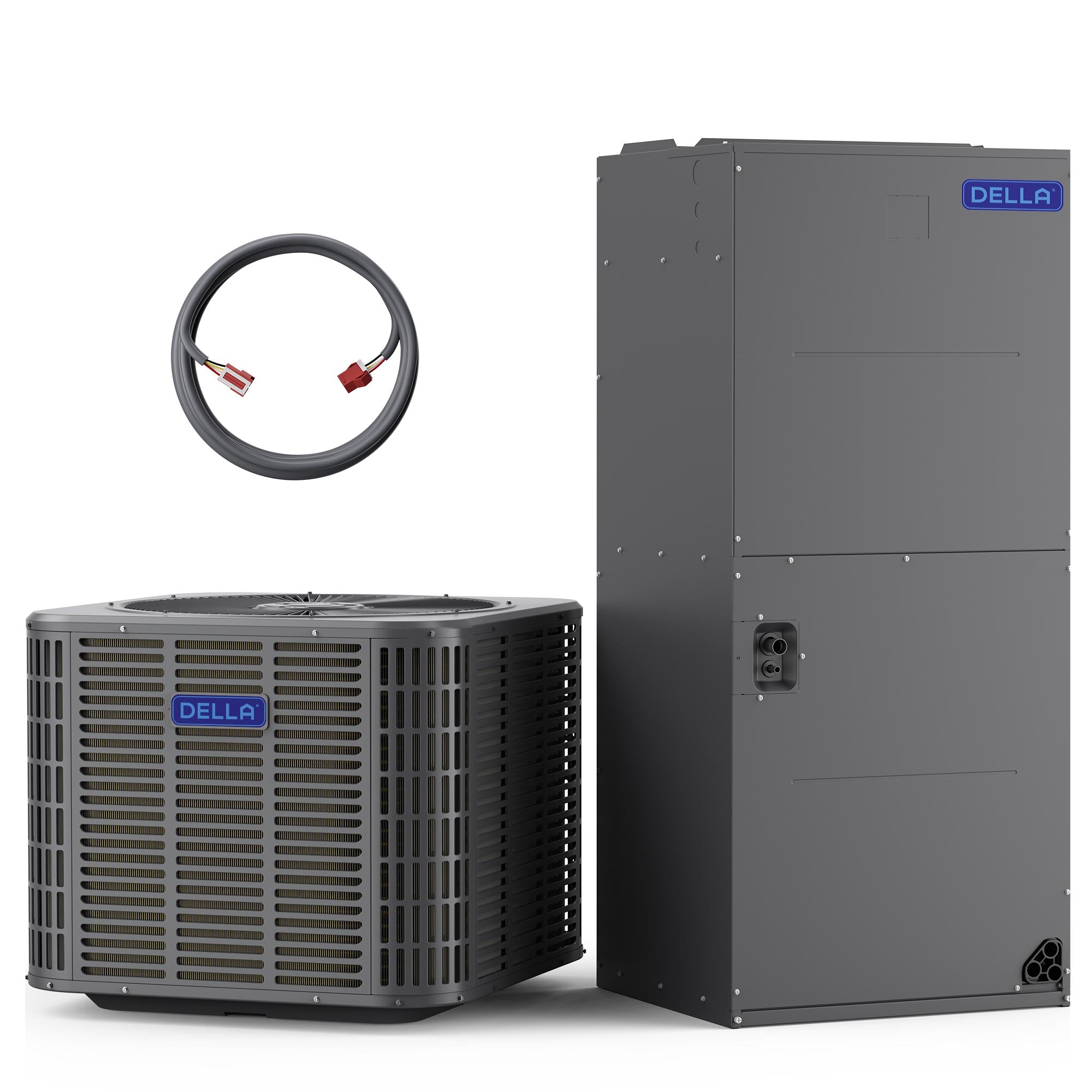 DELLA 24,000 BTU 18 SEER2 Ducted Central Air Conditioner with Air Handler