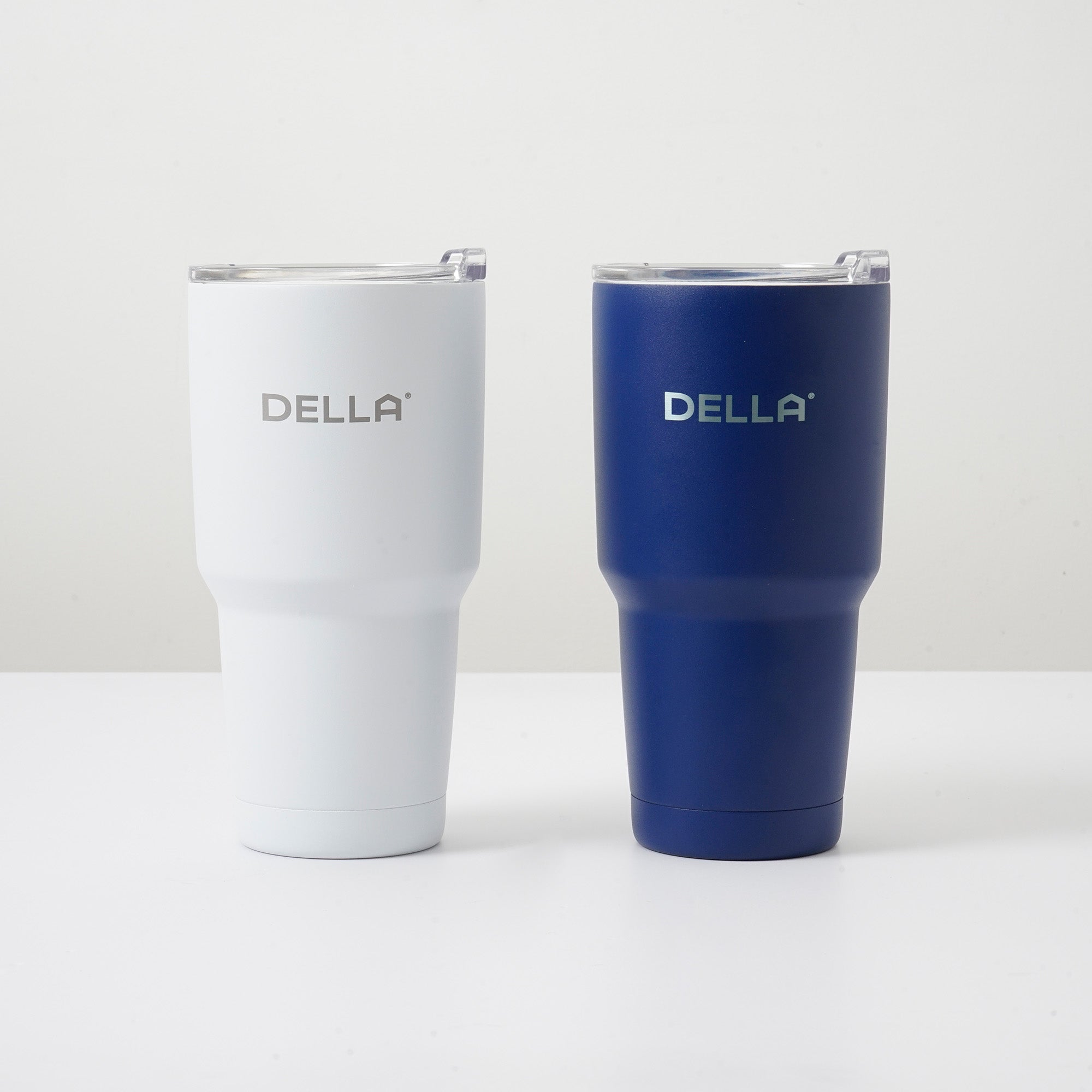 Juego de vasos Della (azul + blanco) – 2 unidades