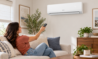 Homeowner sets DELLA mini split to 75°F