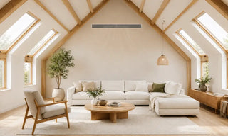 Attic room with ducted mini split