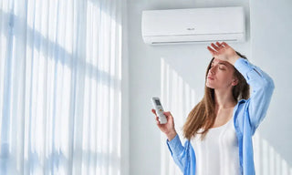 Checking AC in a hot room