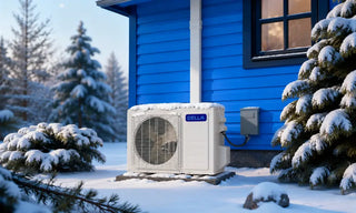 Cold weather mini split outdoor unit