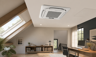 DELLA ceiling cassette in level loft ceiling