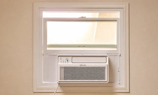 DELLA window air conditioner installed