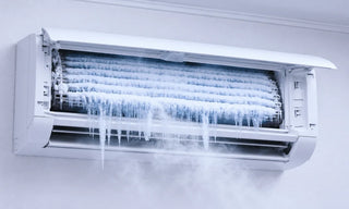 Frozen mini split evaporator coils