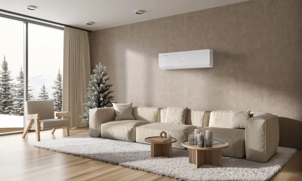 Large open living room mini split