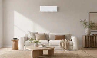 Mini split cooling living room