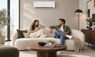 Installing a split air conditioner indoors