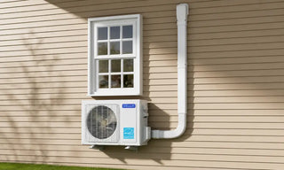 Wall bracket mini split outdoor unit