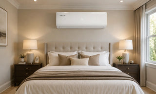 Bedroom with DELLA wall AC