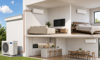 DELLE multi room mini split air conditioner system