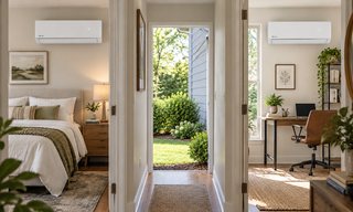 DELLA 3 zone mini split serves three home zones