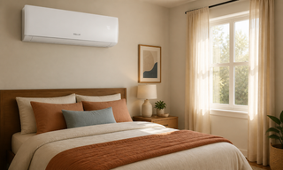 DELLA mini split in a comfortable bedroom