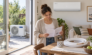 Homeowner reviews DELLA mini split installation details
