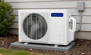 DELLA mini split outdoor unit inspection