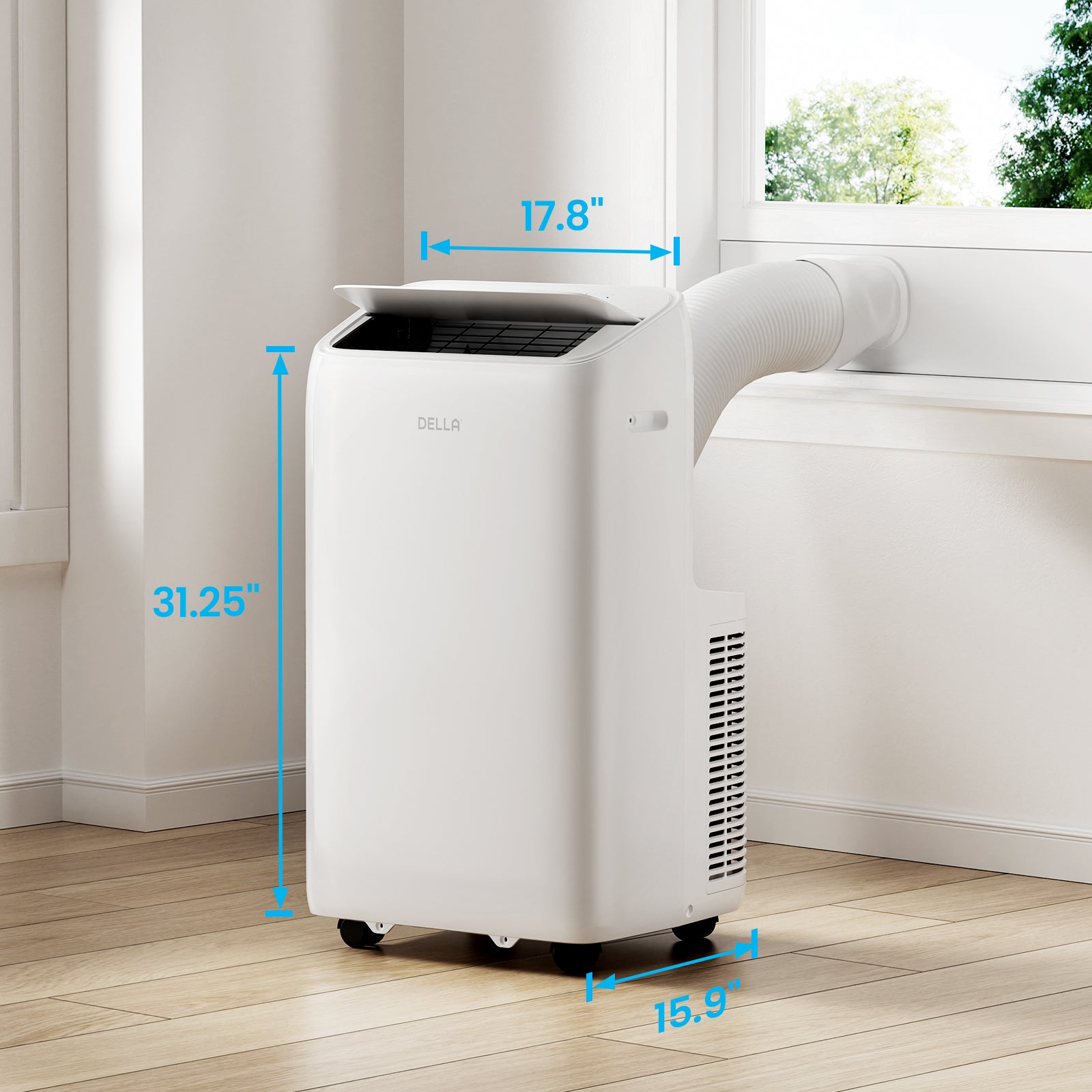 14000 BTU Portable Air Conditioner Cools Up To 450 Sq. Ft.