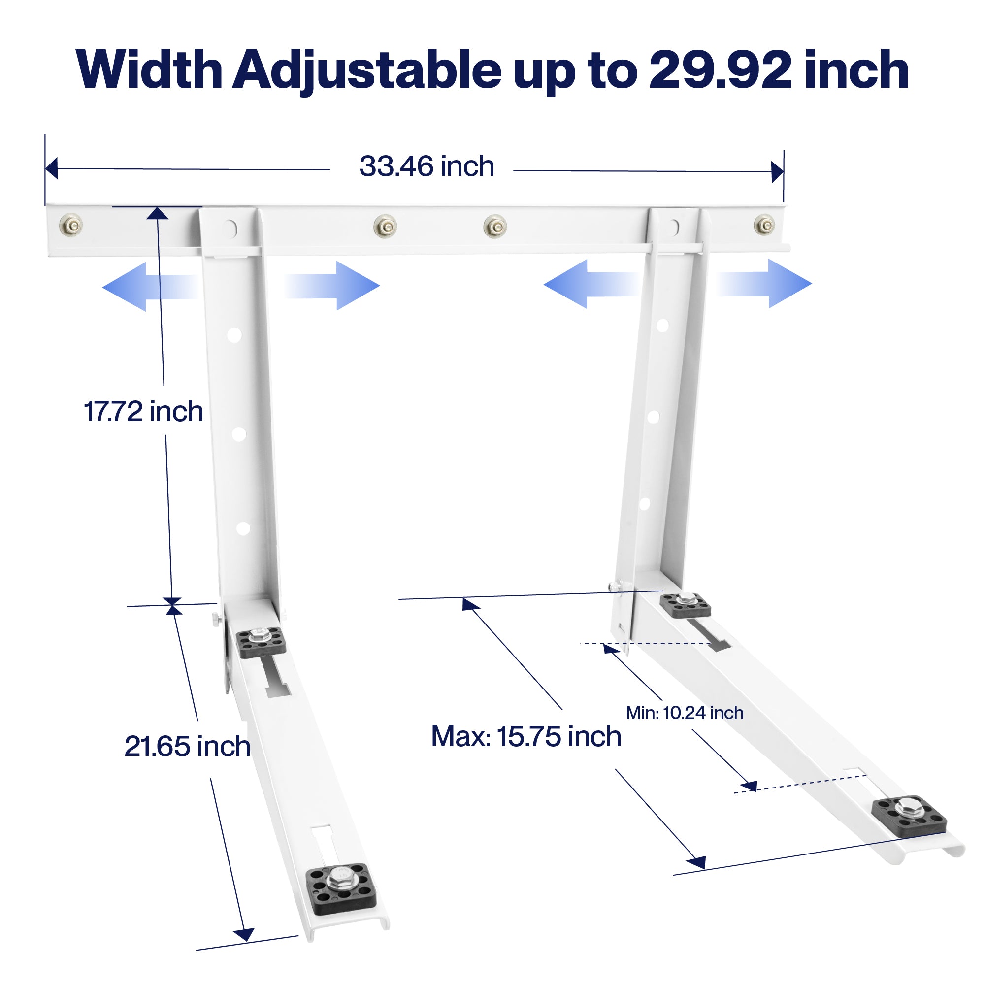 DELLA Wall Mounting Bracket for 6000-36000 BTU Mini Split