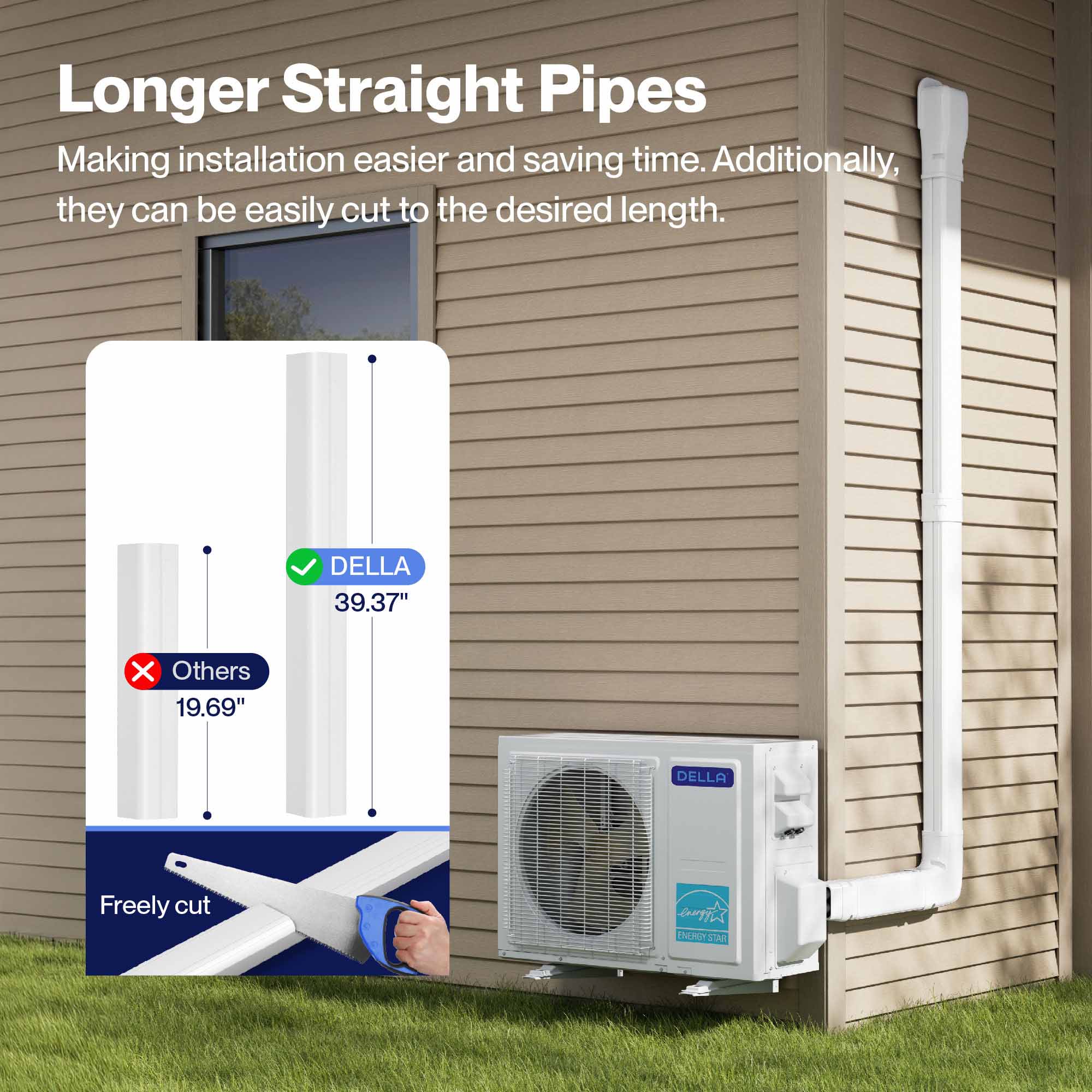 DECLUTTERING☆【別注】 ＜Aer＞ COMMUTER SLIN 12,000 Btu Single-Zone Inverter OD Heat Pump Mini Split