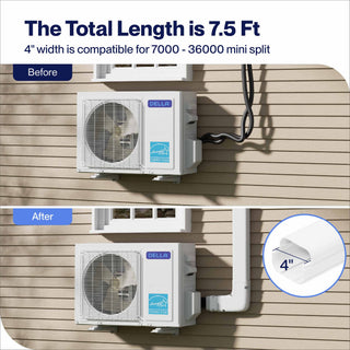 #Size_4" 7.5 Ft Line Set Cover