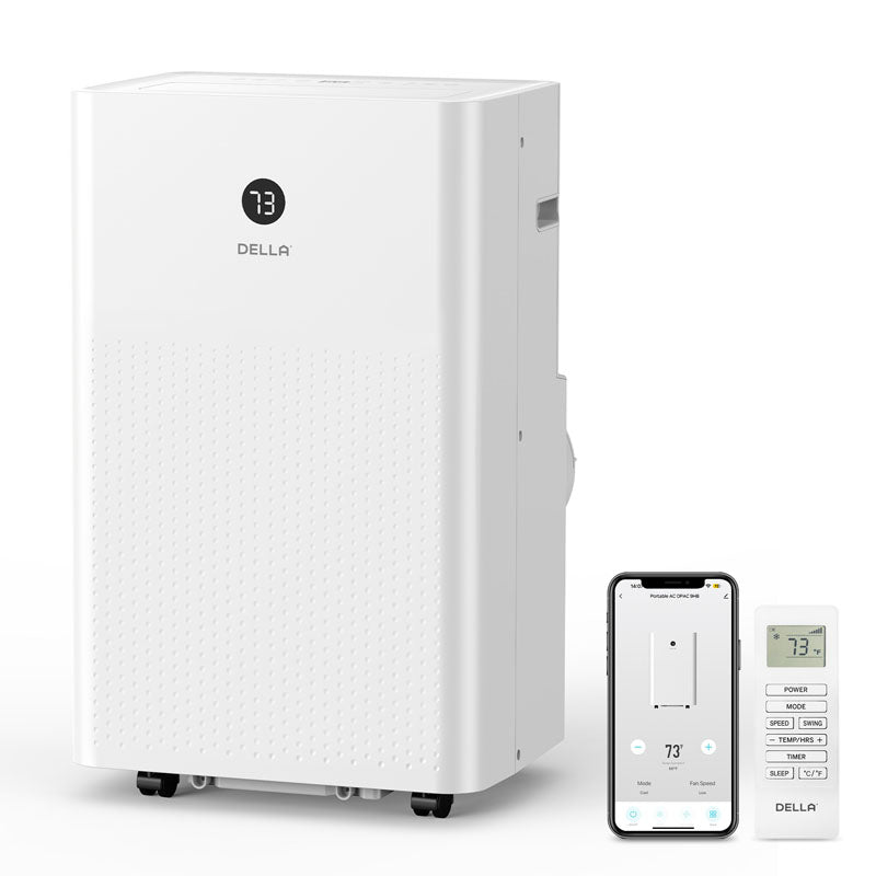 14,000 BTU Portable Air Conditioner, WiFi Enabled AC Unit