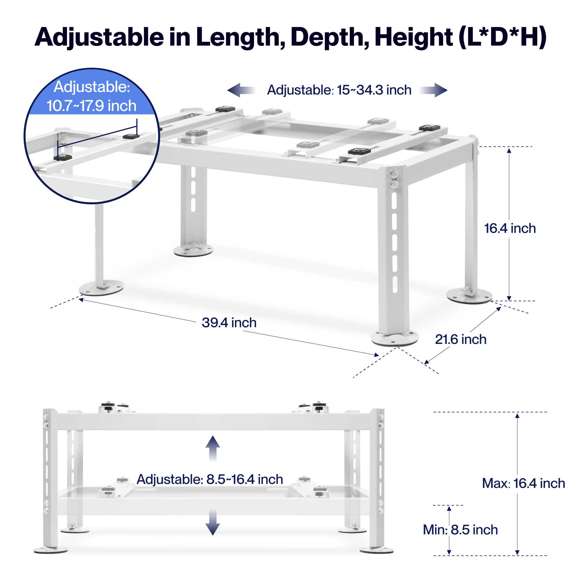Soporte de suelo DELLA para minisplit de 9000-45000 BTU 