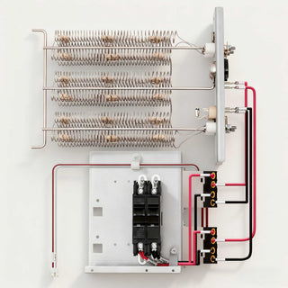 Kit de calentador eléctrico DELLA con disyuntor para unidad de tratamiento de aire 