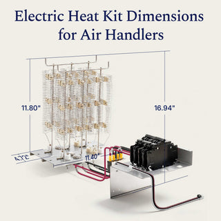 Kit de calentador eléctrico DELLA con disyuntor para unidad de tratamiento de aire 