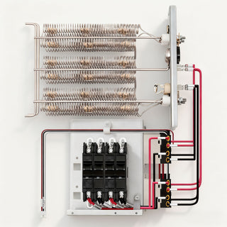 Kit de calentador eléctrico DELLA con disyuntor para unidad de tratamiento de aire 