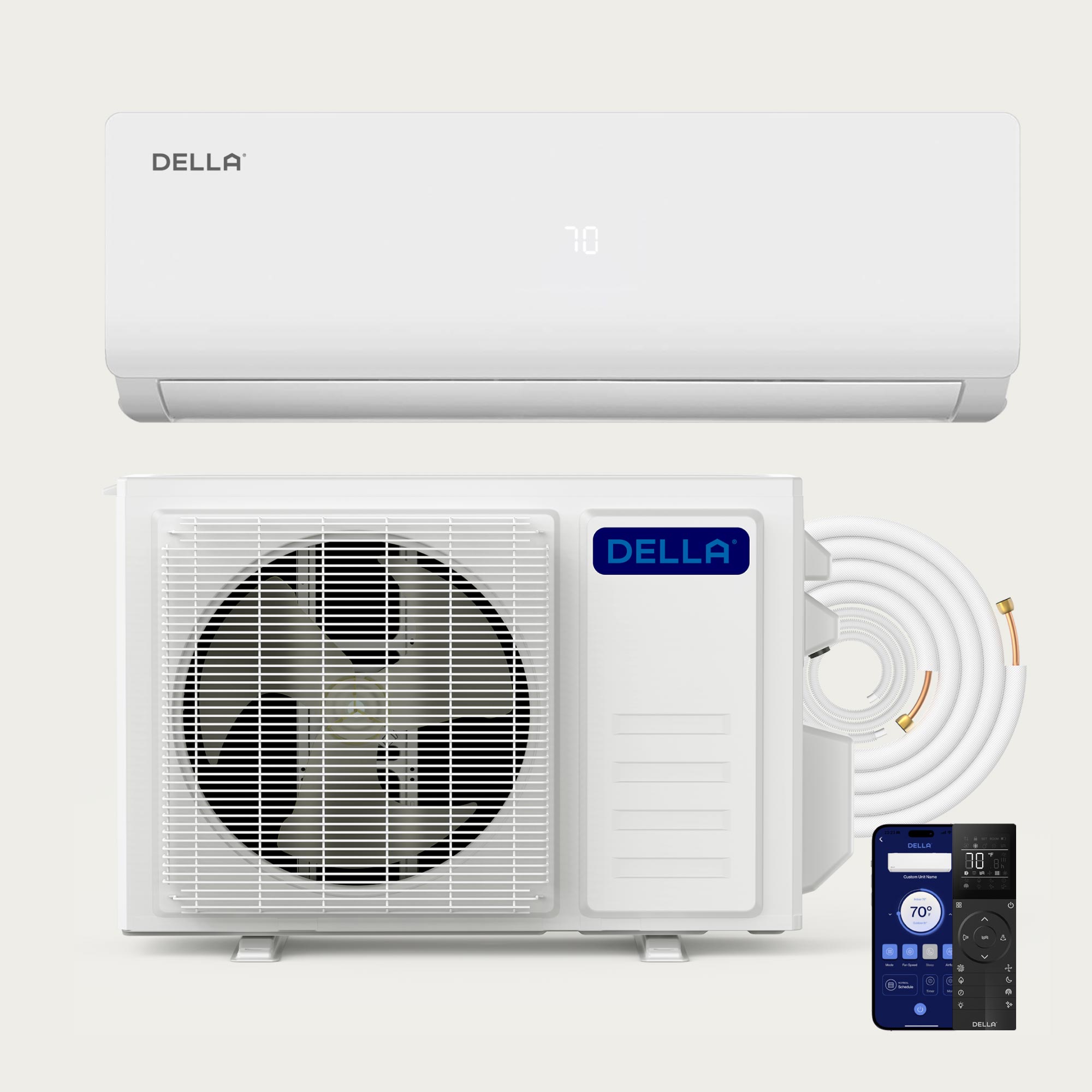 DELLA Mini Split AC System Kit