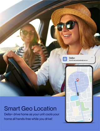 DELLA Miri Series 8000 BTU Smart Inverter Window Air Conditioner Ultra Quiet AC Cools up to 350 Sq.Ft.