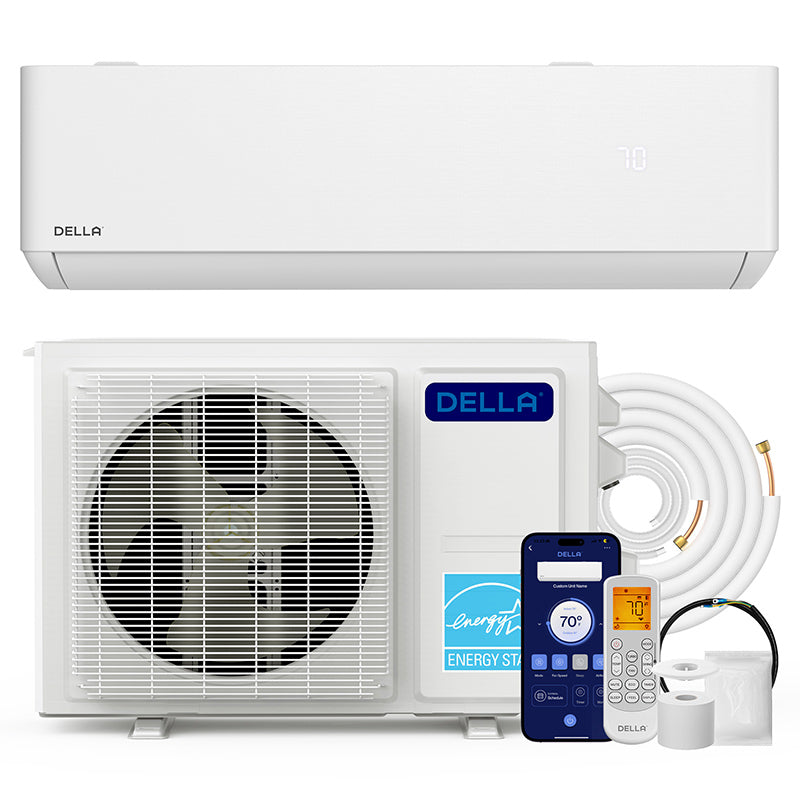 DELLA Optima Series Mini Split AC R410A Refrigerant