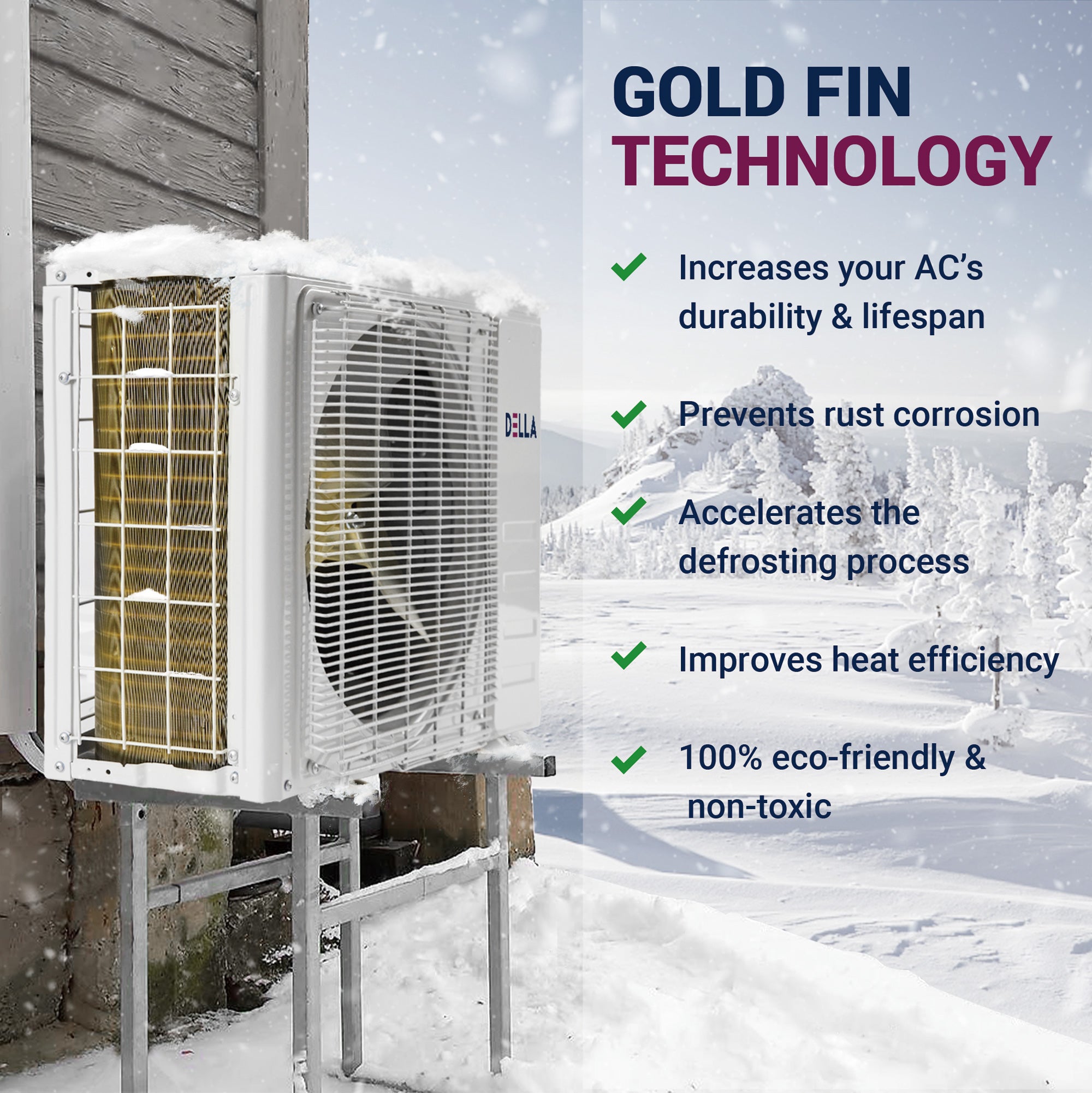 27K BTU Tri-Zone Mini Split AC - Cools Up to 1200 Sq.Ft