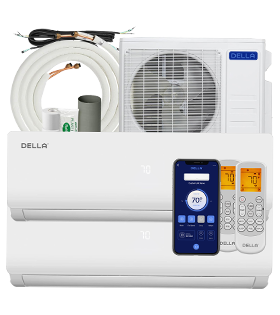 18000 BTU Dual Zone Mini Split AC