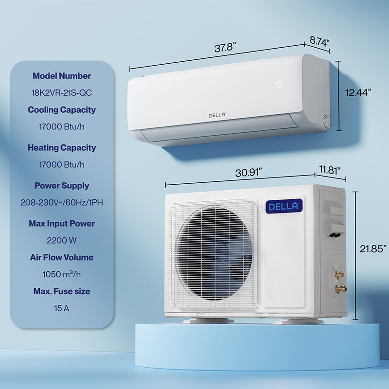 #BTU_18000 BTU SEER2 21 Up to 1000 Sp.Ft.