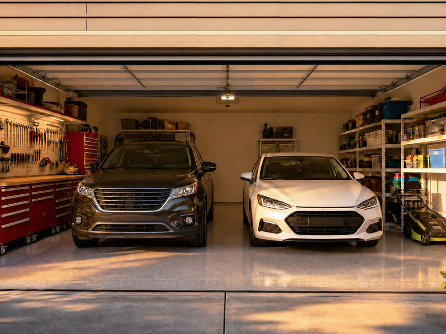 2-car garage